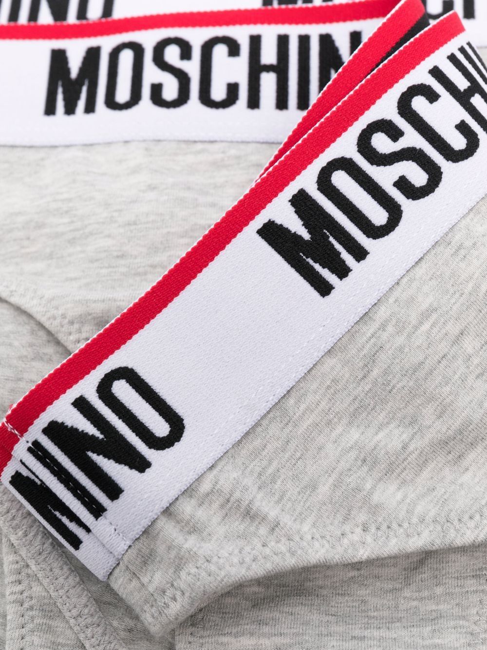 фото Moschino комплект из двух трусов-брифов с логотипом