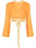 Cult Gaia Heather crop top - Gold