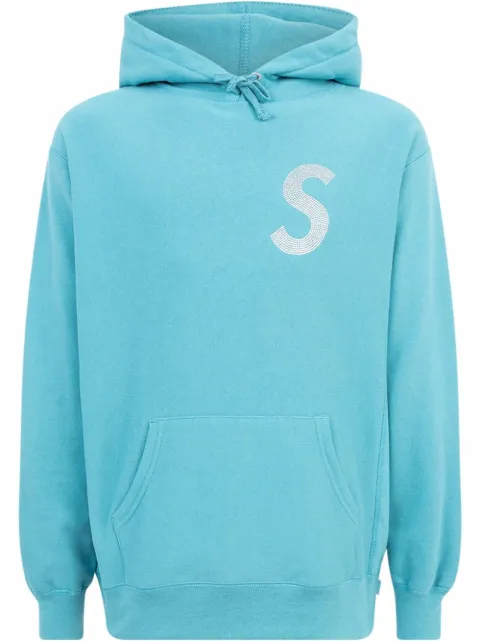 Supreme x Swarovski hoodie à logo S