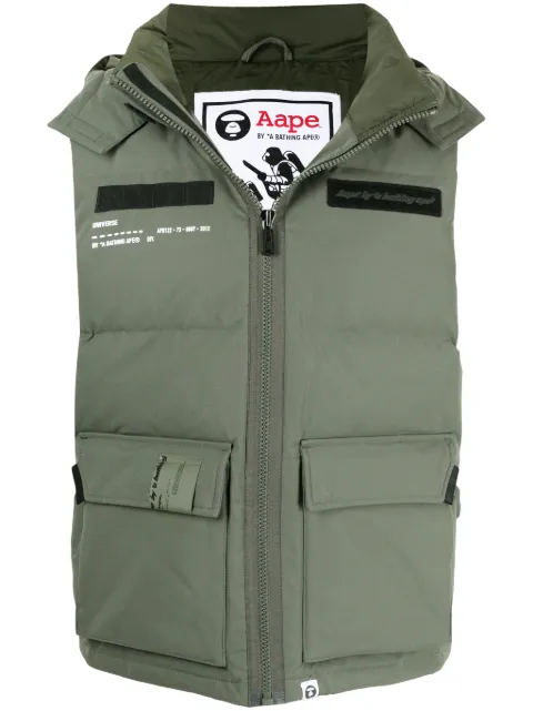 AAPE BY *A BATHING APE® جيليه مبطن بسحاب
