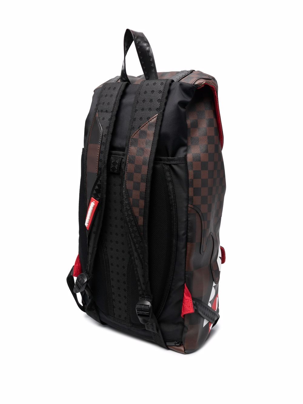 фото Sprayground клетчатый рюкзак с логотипом