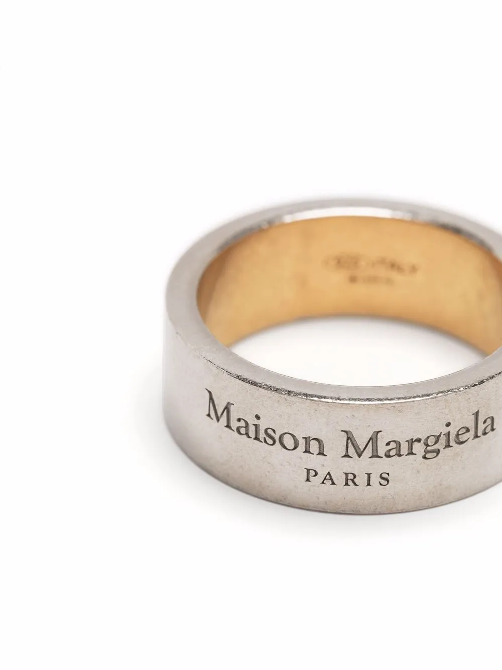 фото Maison margiela кольцо с логотипом