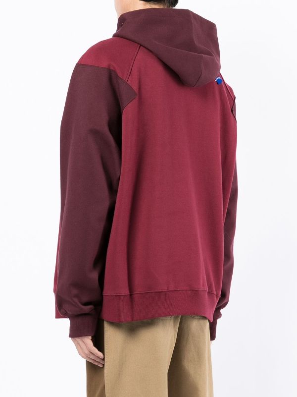 Ader Error Sculpture logo-print Jersey Hoodie - Farfetch