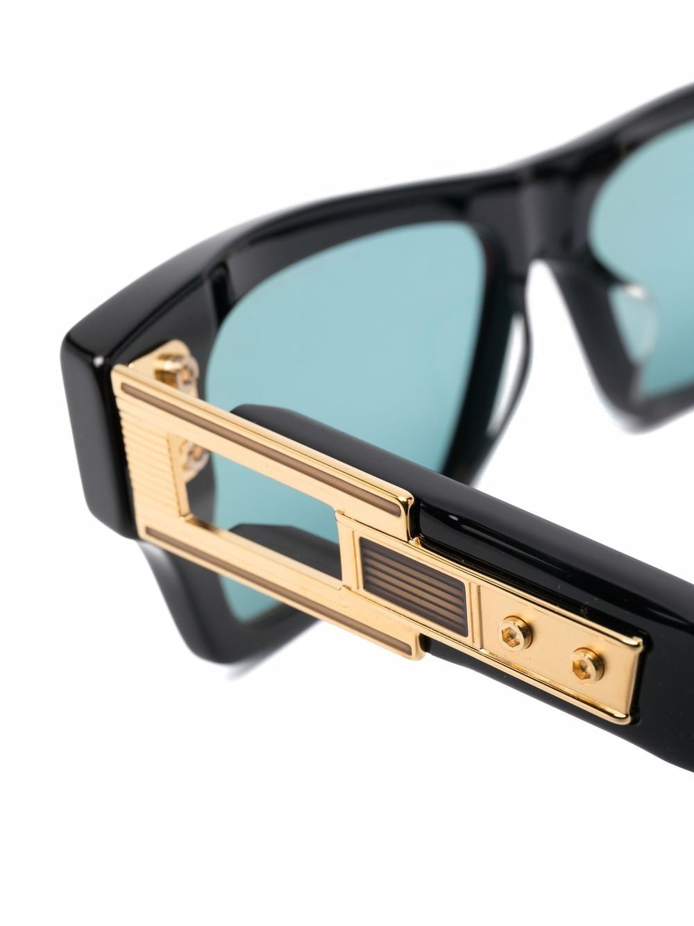 Shop Dita Eyewear Rectangular-frame Sunglasses In Black