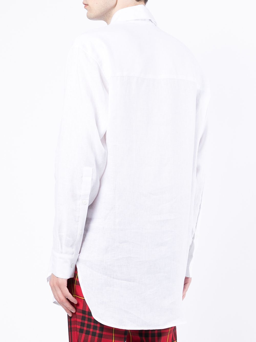 фото Charles jeffrey loverboy throat-latch oversized shirt