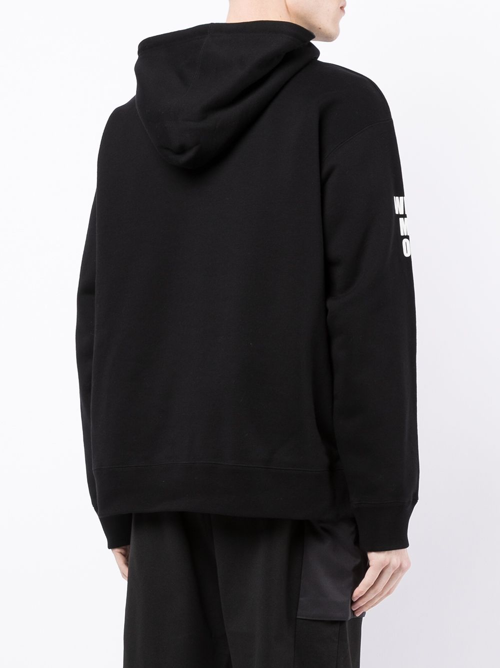 фото White mountaineering logo-print pullover hoodie