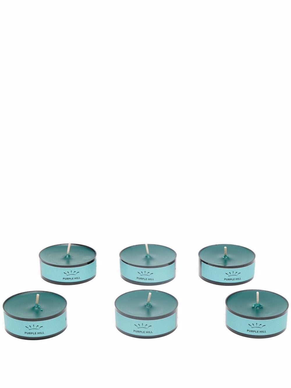 

GINORI 1735 set de seis velas Purple Hill - Verde