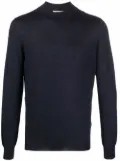 Fileria fine knit wool jumper - Blue