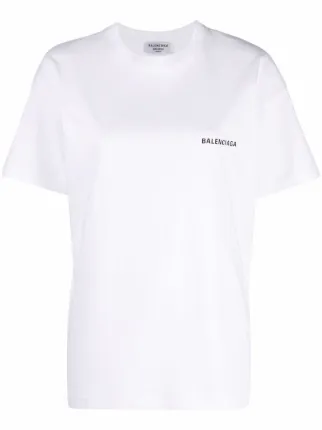 Balenciaga Playera Con Logo Estampado - Farfetch