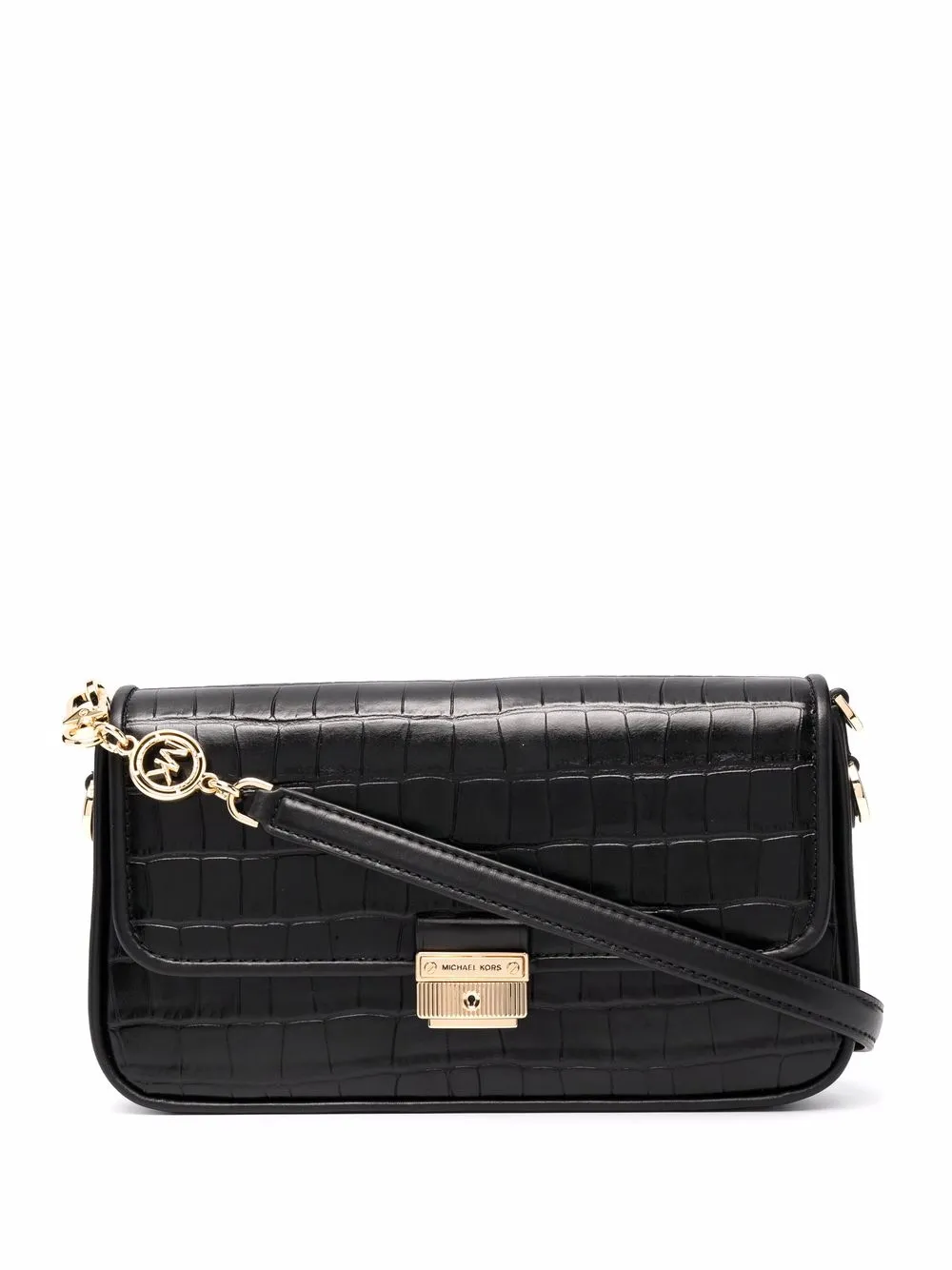 

Michael Michael Kors bolsa de hombro con efecto de piel de cocodrilo - Negro