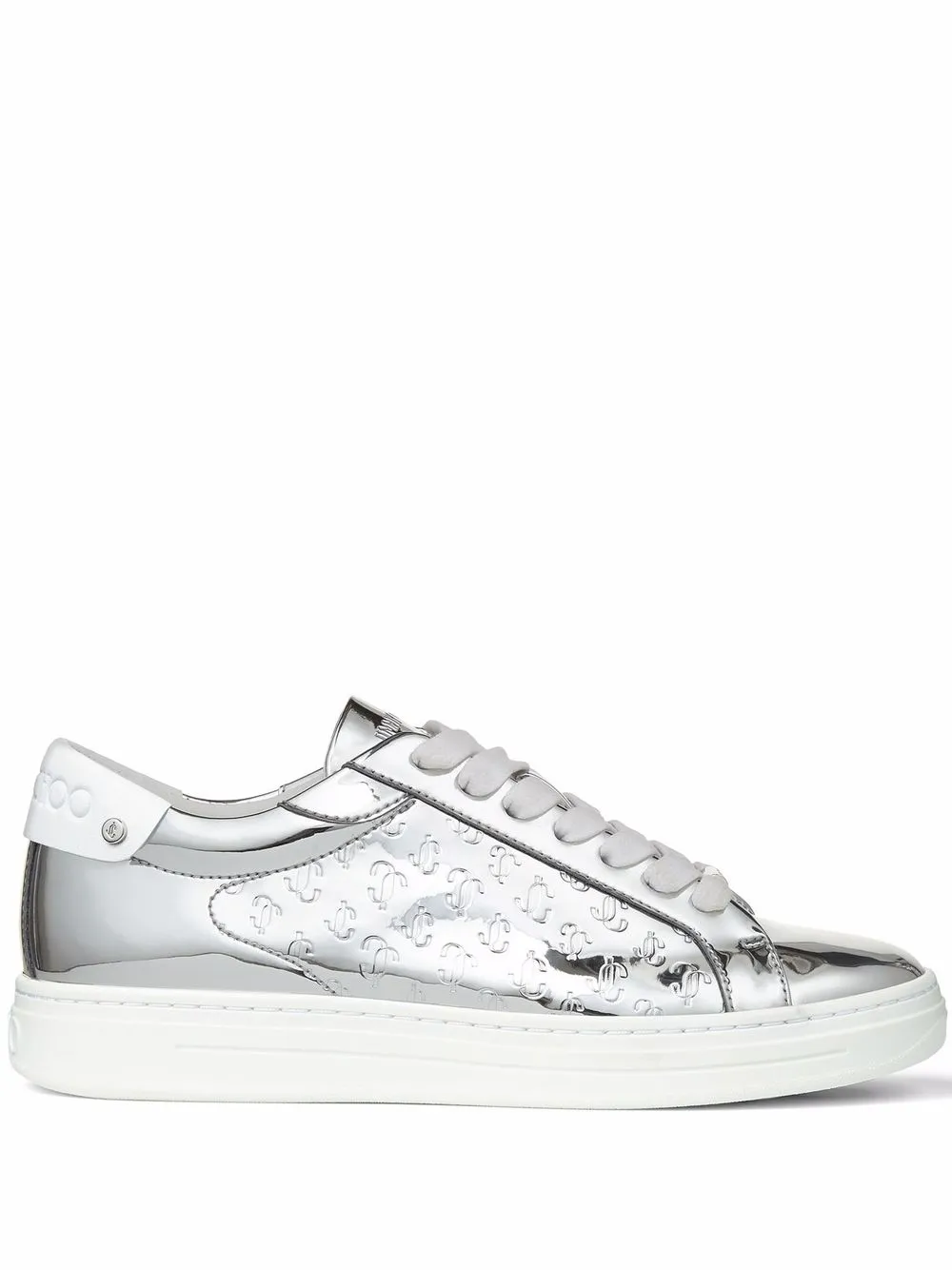 Jimmy Choo Rome/F Leather Sneakers - Farfetch