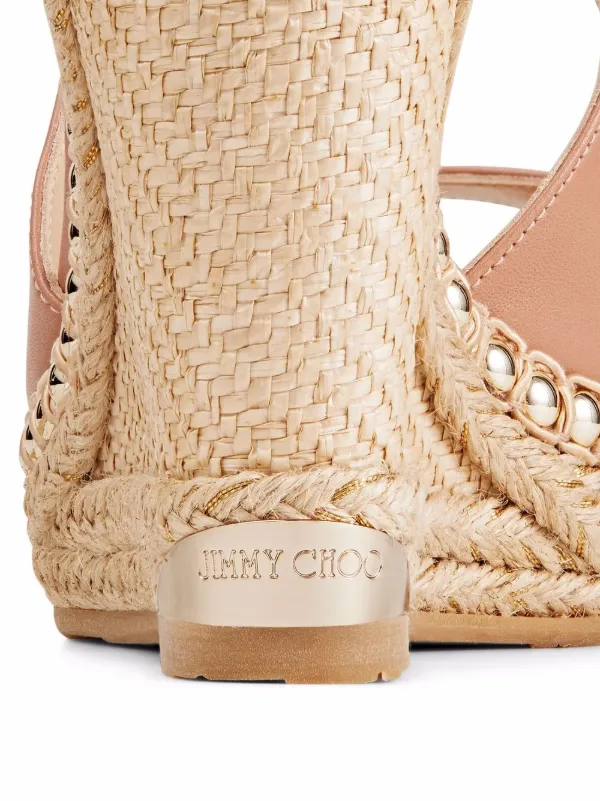 Jimmy Choo Dakota 120mm Wedge Sandals Farfetch