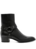 Saint Laurent 40mm Wyatt Harness boots - Black