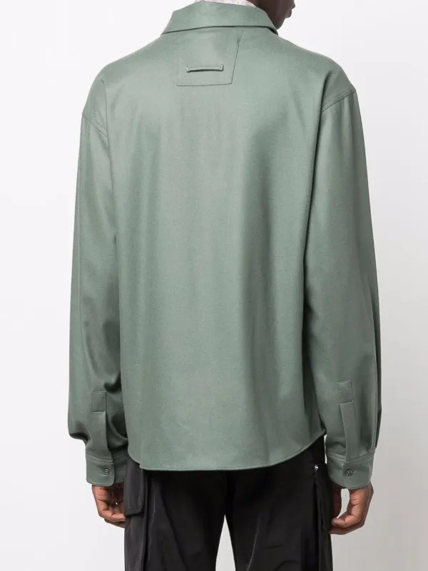 Qasimi chest-pocket Longsleeved Shirt | Green | FARFETCH