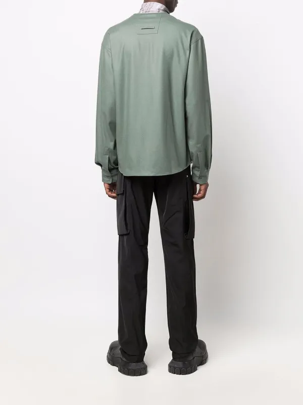 QASIMI カシミ 20SS SOOK POPLIN BIB SHIRT メッシュライナーノースリーブシャツ SH11 44 ホワイト ベスト トップス【新古品】【中古】【QASIMI】 QASIMI カシミ 20SS SOOK POPLIN BIB SHIRT メッシュライナー