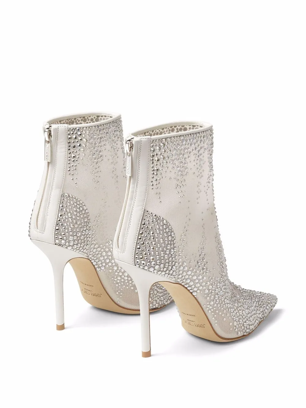 фото Jimmy choo ботильоны с кристаллами