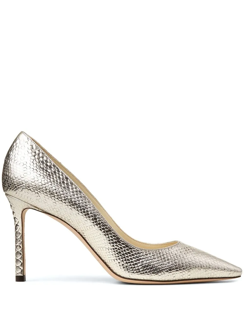 Romy 85 metallic-effect pumps | Jimmy 