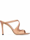 Jimmy Choo Anise 95mm cut-out detail mules - Pink