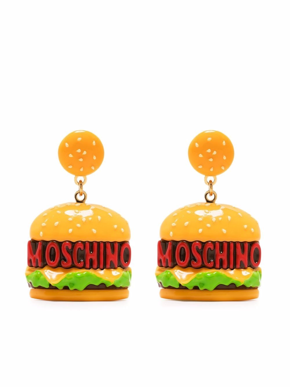 фото Moschino крупные серьги