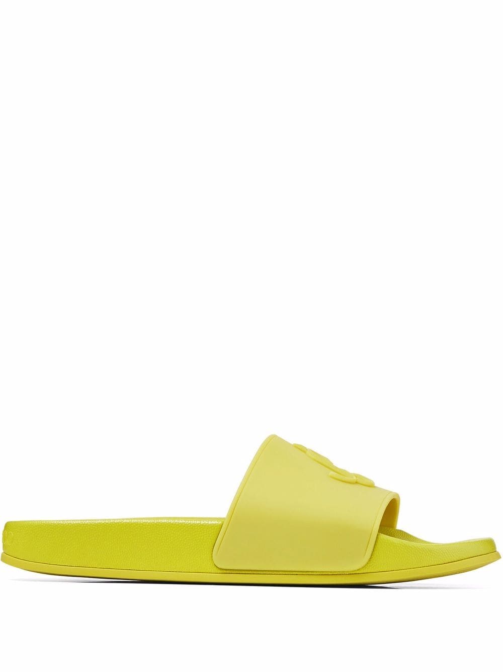 

Jimmy Choo flip flops Port con placa del logo - Amarillo