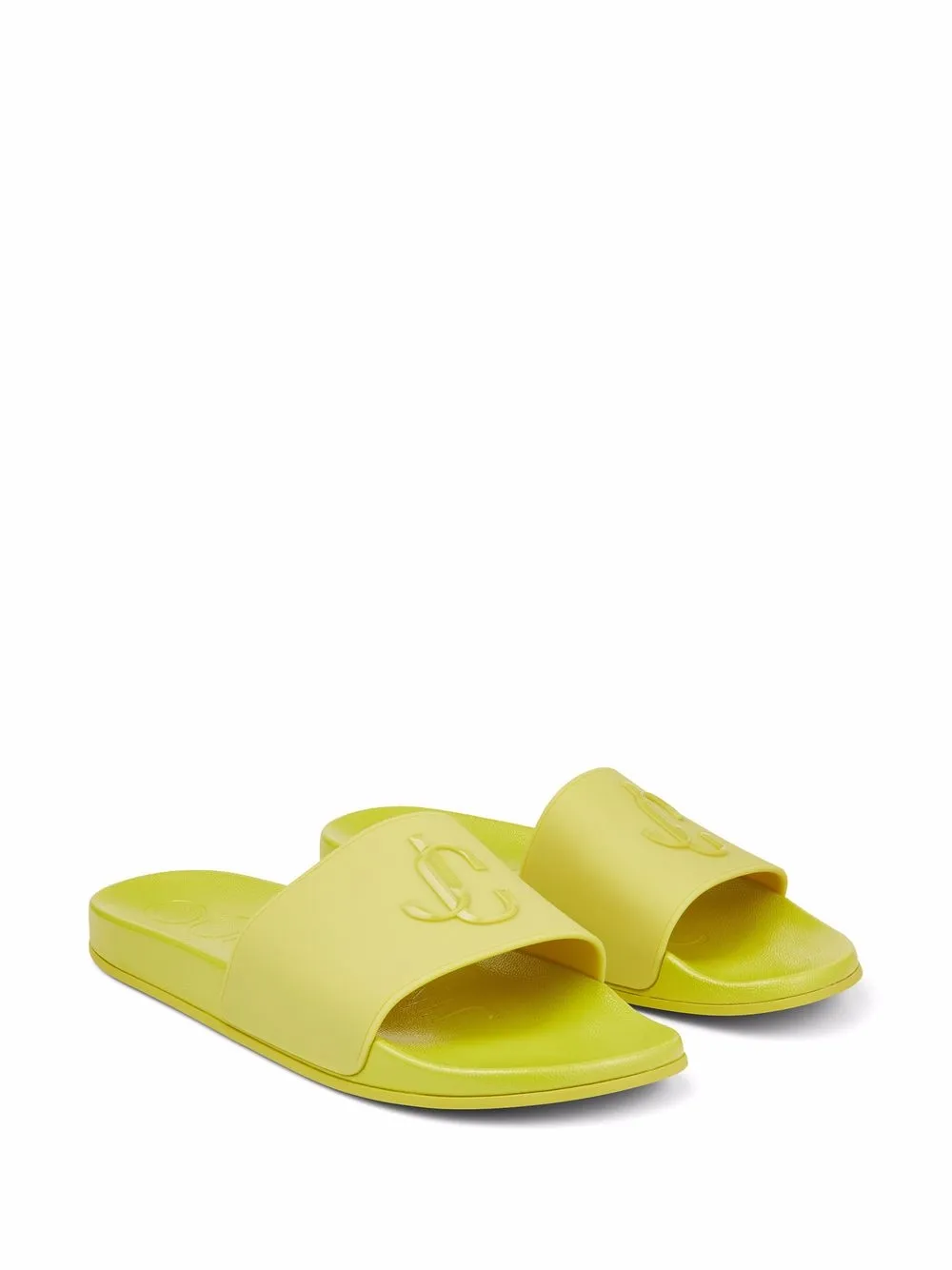 Jimmy Choo Port logo-plaque Slides - Farfetch