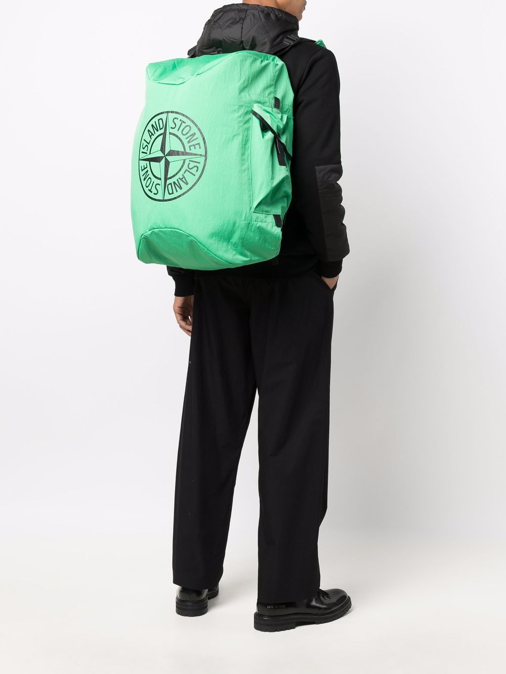 фото Stone island рюкзак с принтом compass