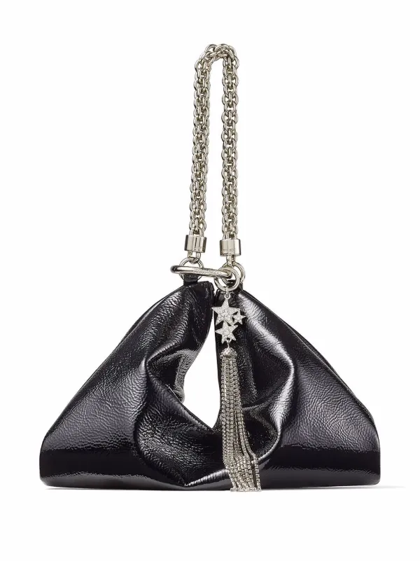 jimmy choo black evening bag