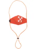 Off-White Arrows-print face mask - Orange