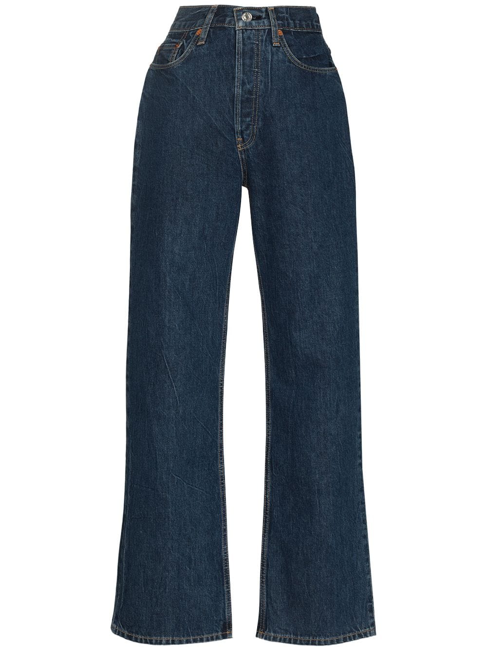 RE/DONE '70s Ultra-high wide-leg Jeans - Farfetch