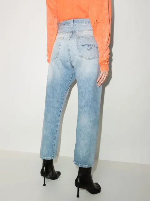 R13 Crossover straight-leg Jeans - Farfetch