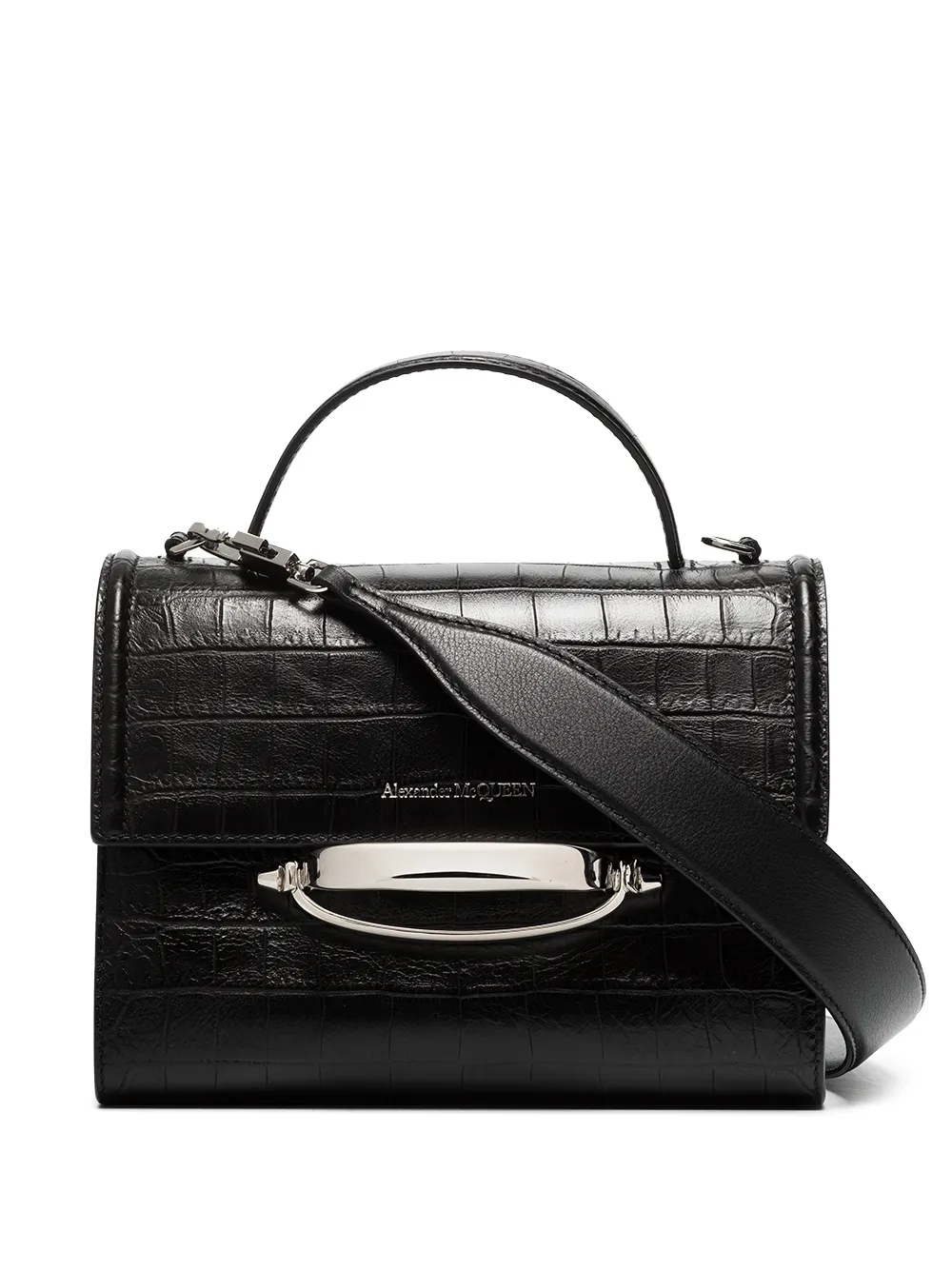 

Alexander McQueen tote The Story - Negro