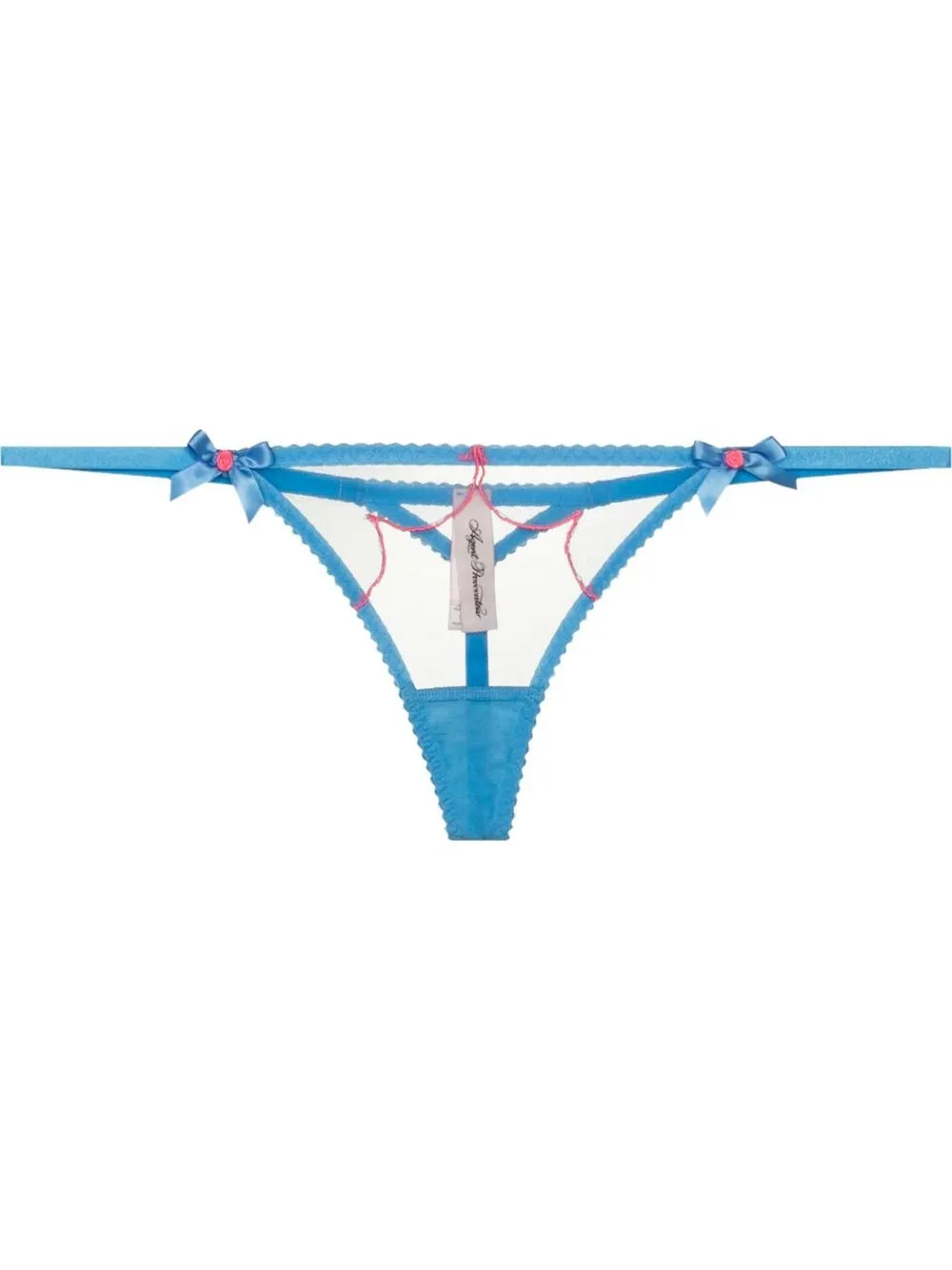 Agent Provocateur Lorna Sheer Thong In Bluepink Modesens