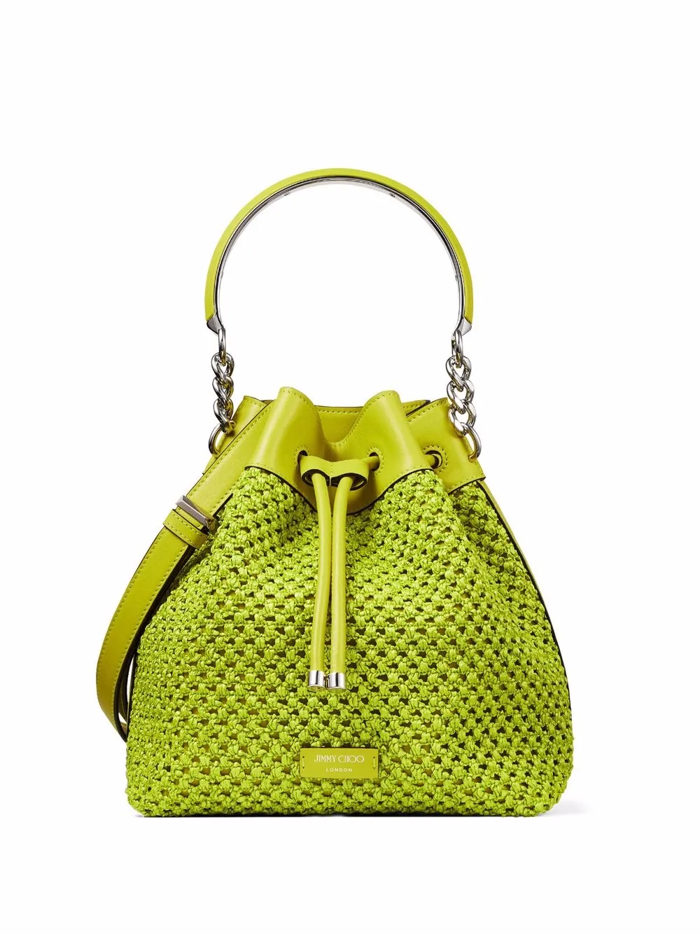 Jimmy Choo Bon Bon bucket bag – Yellow