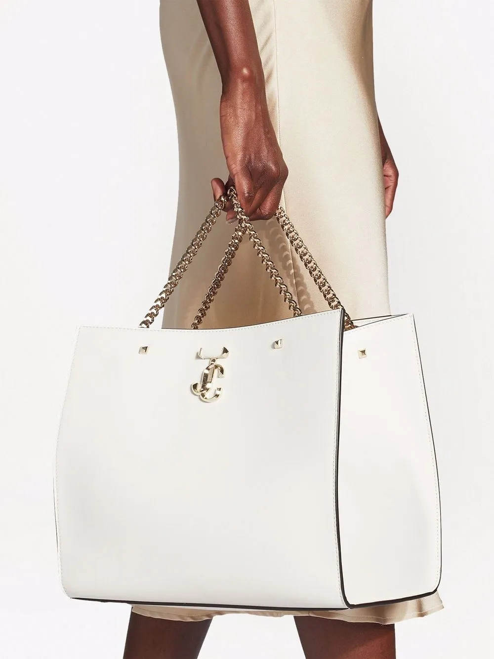 Jimmy Choo Avenue Leather Tote Bag - Farfetch