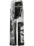 Off-White x Pablo Tomek straight-leg trousers - Black