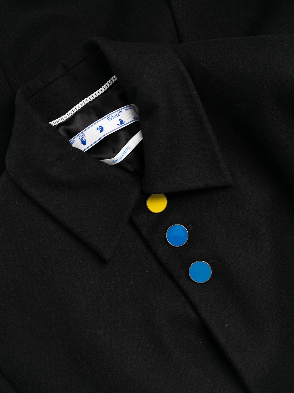 Off-White single-breasted wool-blend coat | Image 7