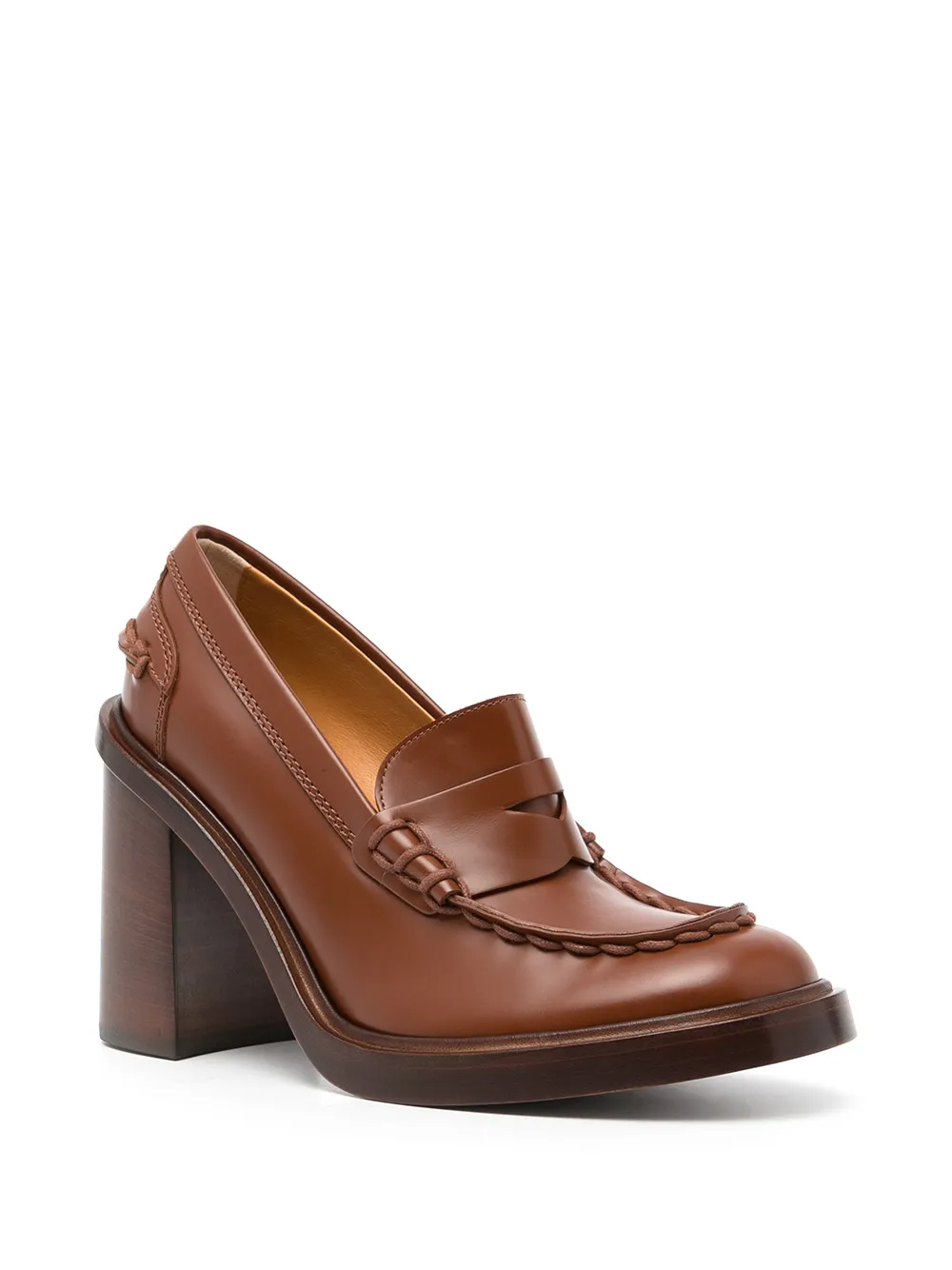  Tod's Loafer Mit Mandelförmiger Kappe   Braun 