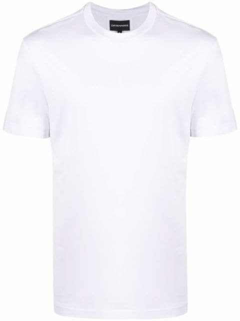 Emporio Armani Camiseta mangas curtas com patch de logo