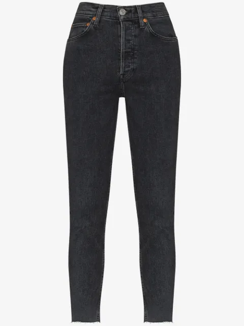 RE/DONE 90s high-rise cropped jeans