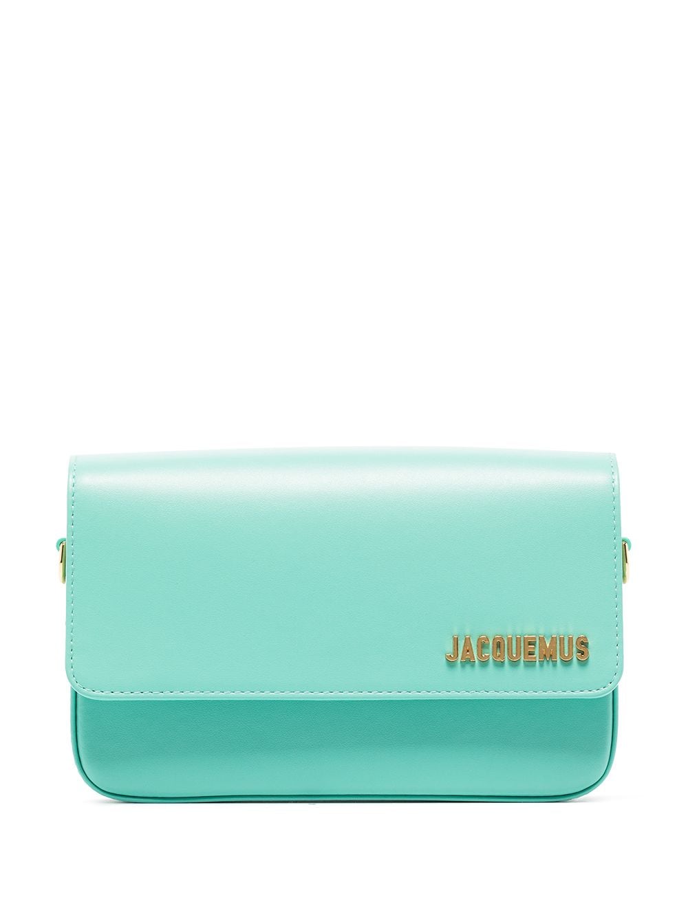 Shop Jacquemus Le Carinu Leather Shoulder Bag In Green