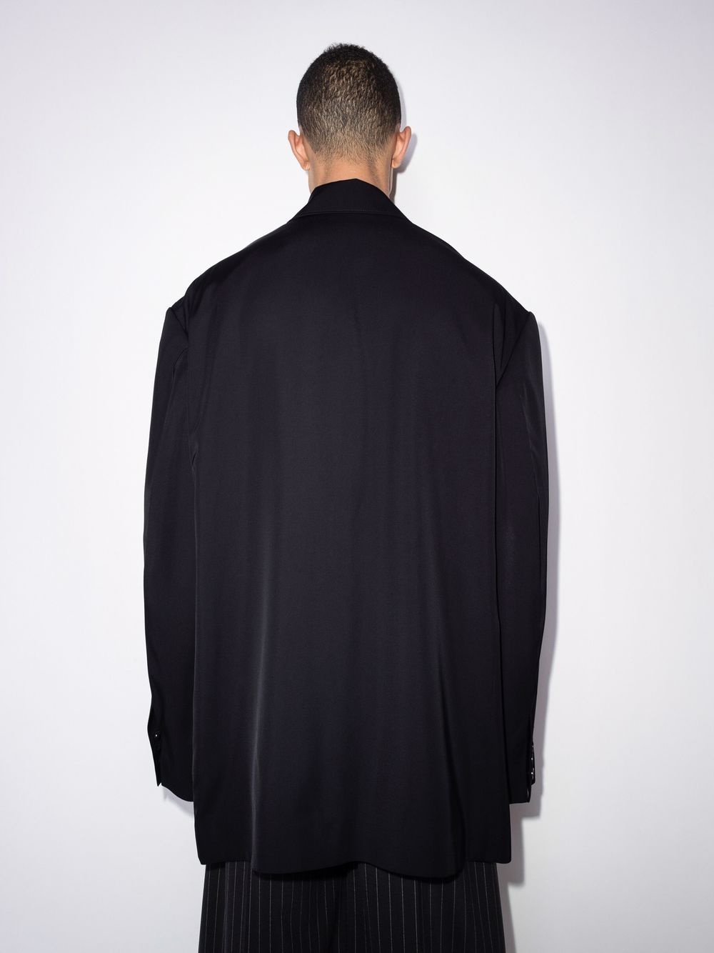 Balenciaga flap-pocket long-sleeve shirt jacket Men