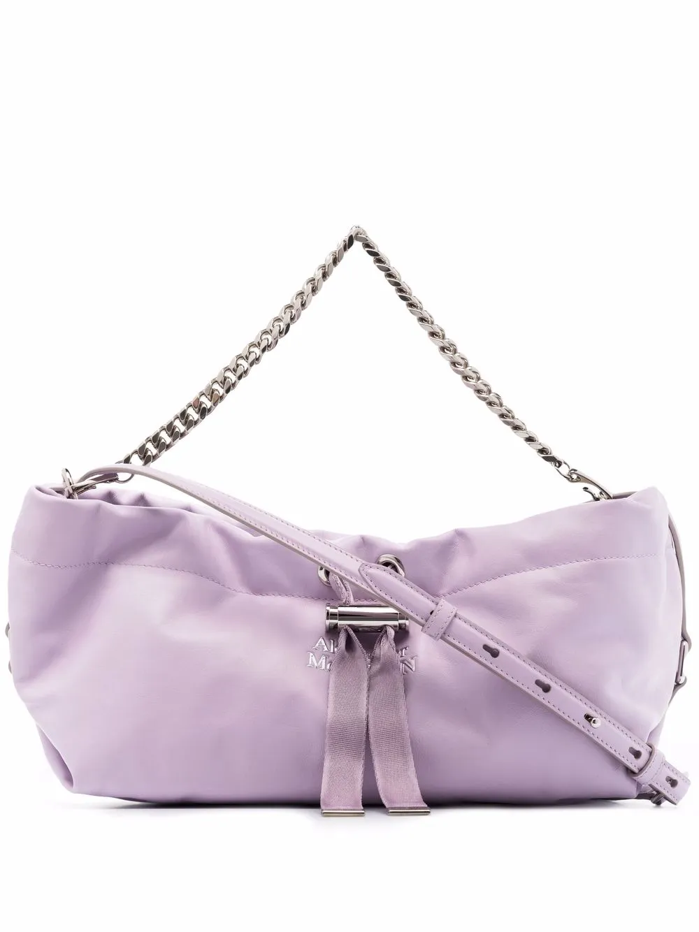 

Alexander McQueen bolsa de hombro The Bundle mini - Morado