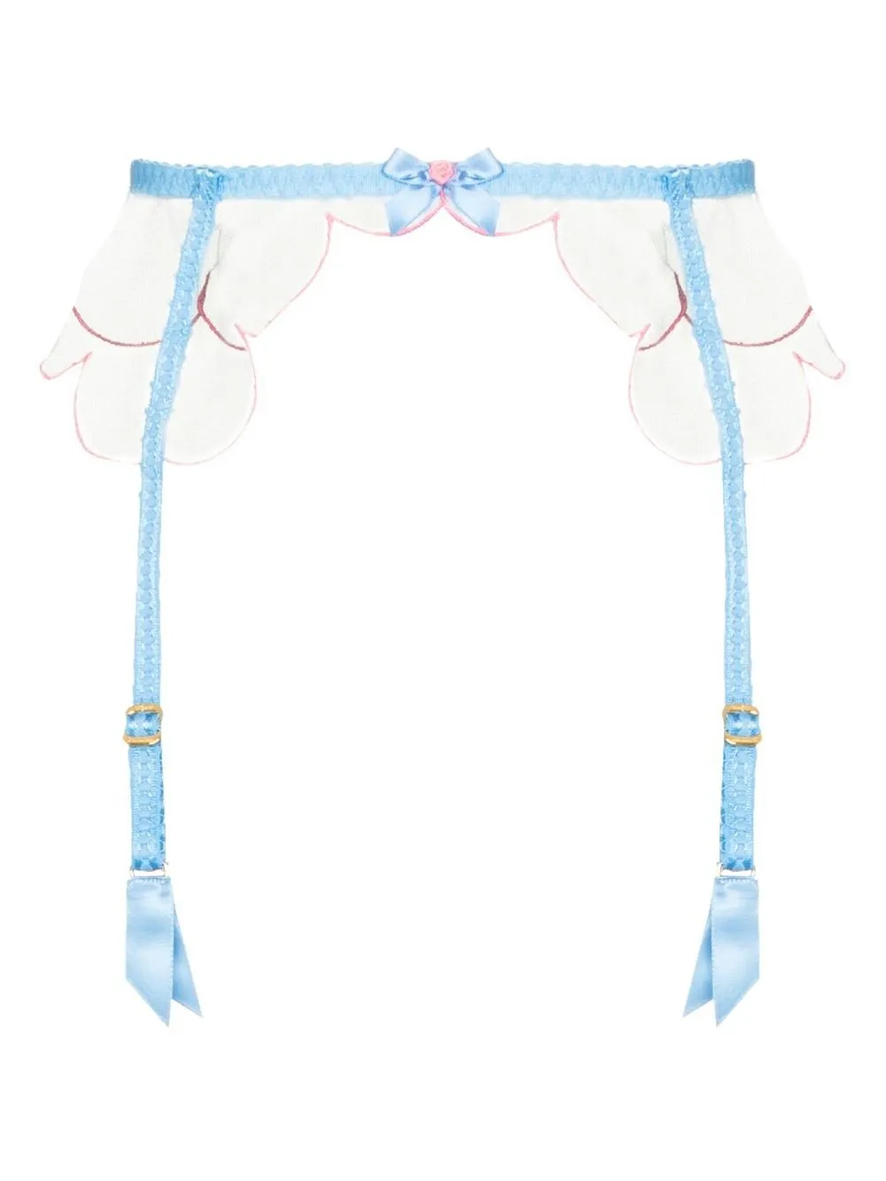 Agent Provocateur Lorna Lace Suspender In Blue
