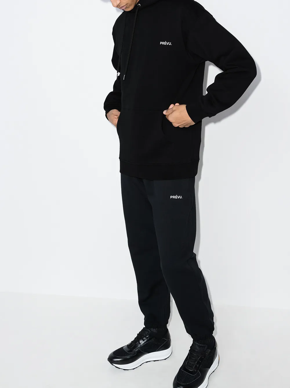 фото Prévu худи с кулиской и логотипом