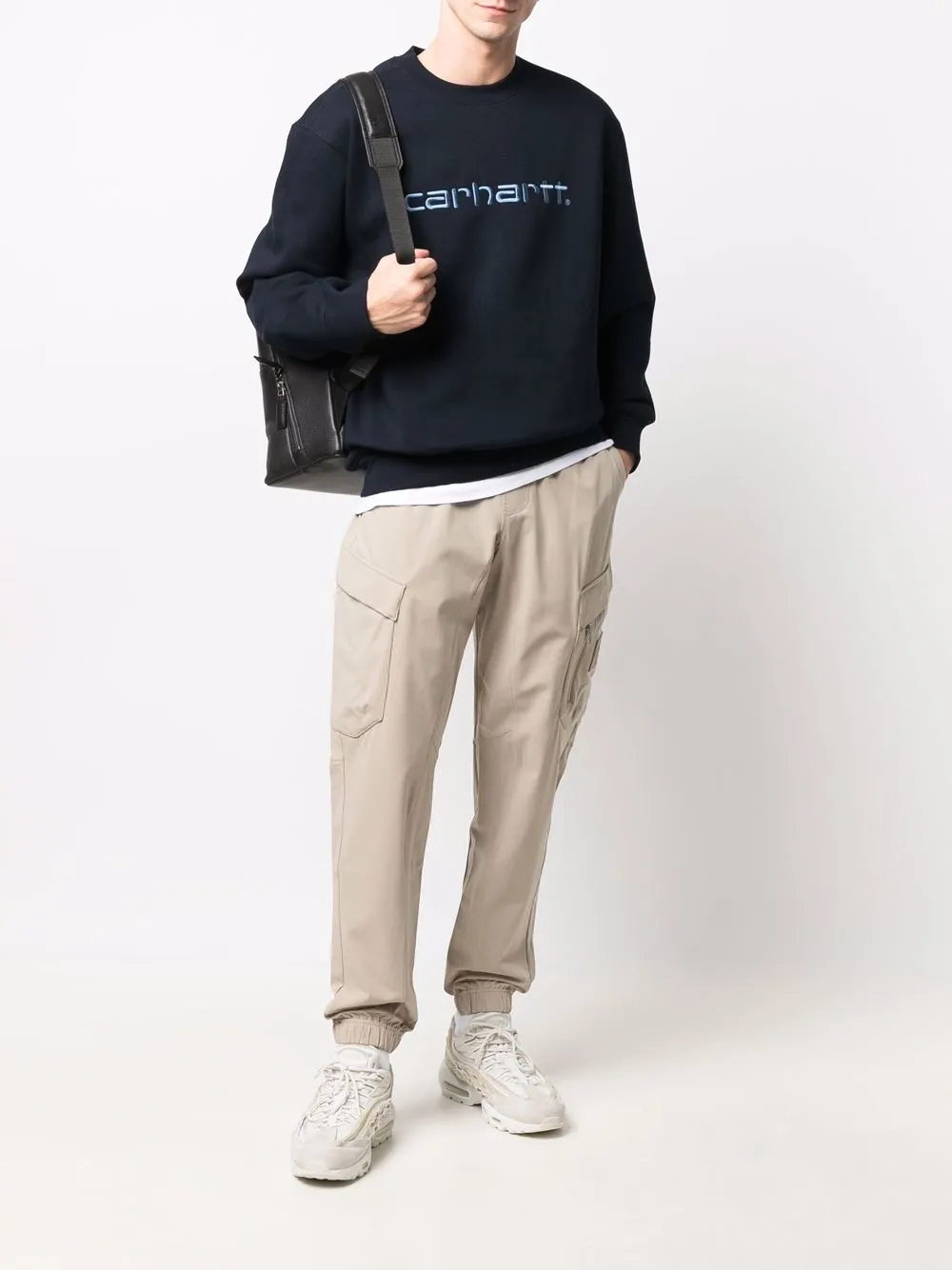 фото Carhartt wip толстовка с вышитым логотипом