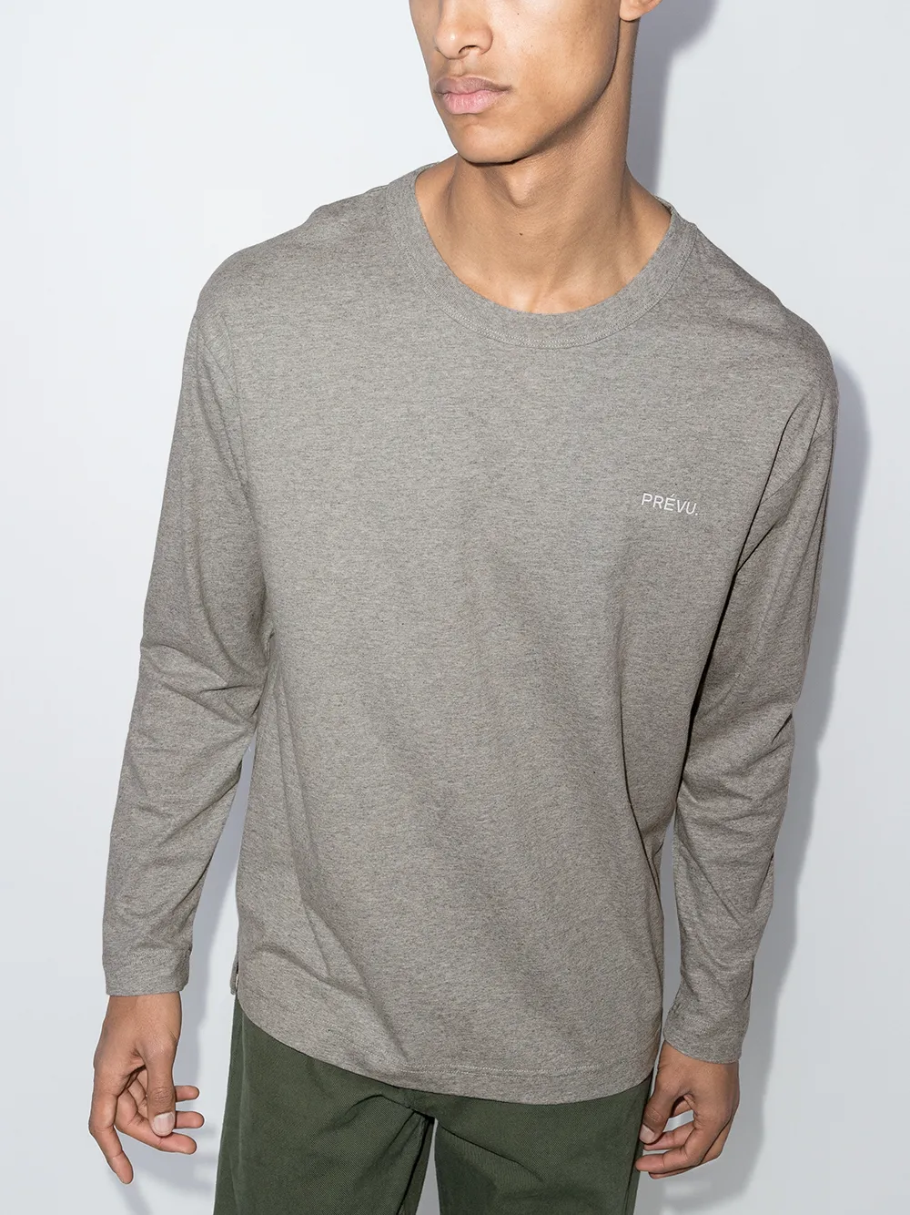 фото Prévu футболка с длинными рукавами и логотипом