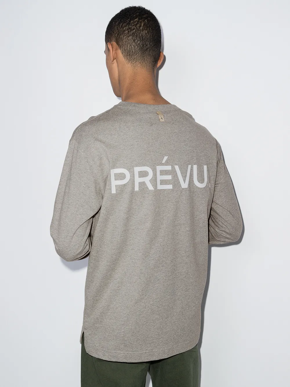 фото Prévu футболка с длинными рукавами и логотипом