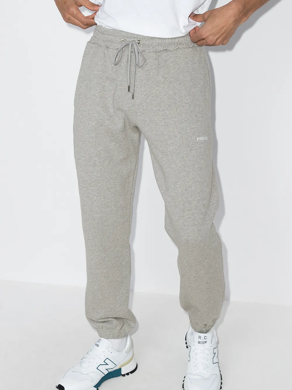фото Prévu спортивные брюки с кулиской и логотипом