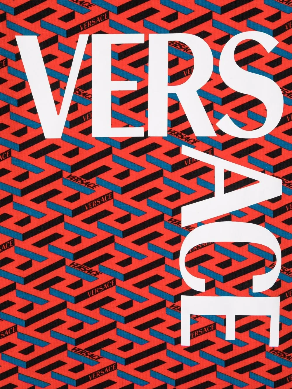фото Versace kids футболка с логотипом