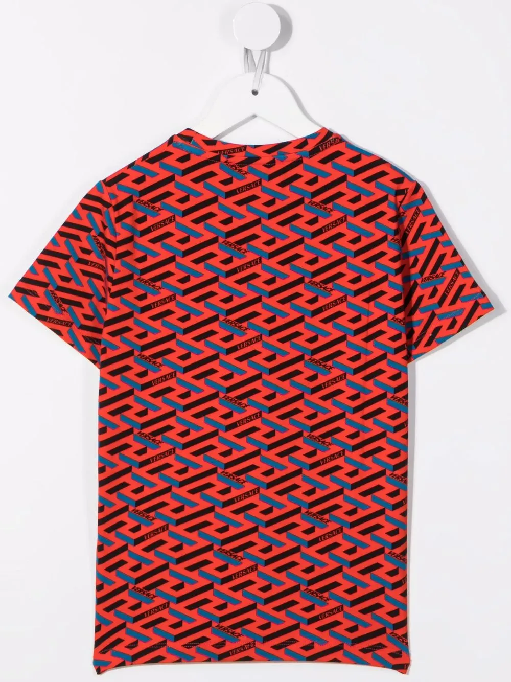 Versace Kids T-shirt met ronde hals - Oranje